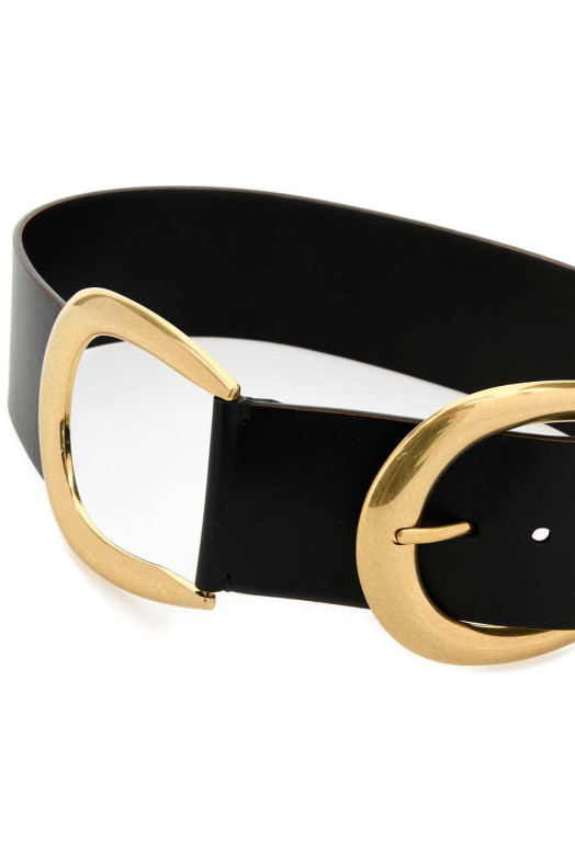 Черный кожаный ремень Chloè Anita CHLOE (CH25WBB04CWZ) CHLOÉ Черный кожаный ремень Chloè Anita CHLOE (CH25WBB04CWZ) CHLOÉ