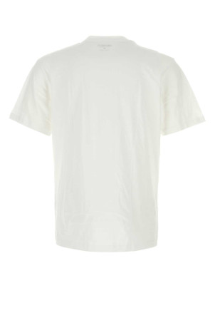 Белая хлопковая футболка с круглым вырезом CARHARTT WIP (I029370) Белая хлопковая футболка с круглым вырезом CARHARTT WIP (I029370)