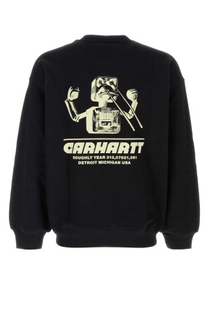 Черная хлопковая смесовая толстовка Wiptopia CARHARTT WIP (I035644) Черная хлопковая смесовая толстовка Wiptopia CARHARTT WIP (I035644)