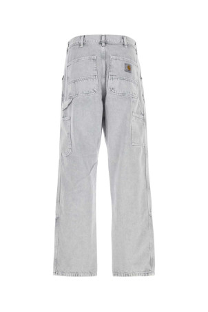 Сірі джинсові штани з подвійними колінами CARHARTT WIP (I03582532)