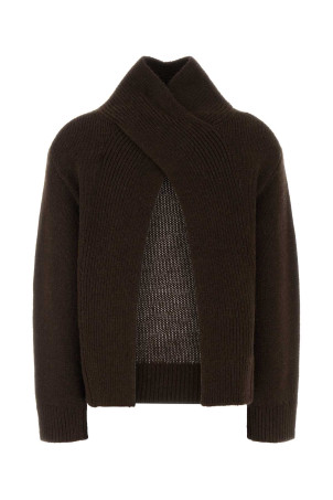 Brown wool and yak sweater GANNI (K2611) Brown wool and yak sweater GANNI (K2611)