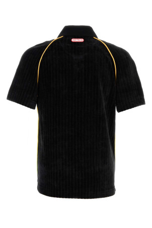 Черная вельветовая рубашка-поло CASABLANCA (MAW25JTP43201)