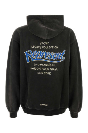 Black cotton sweatshirt REPRESENT (MLM100373) Black cotton sweatshirt REPRESENT (MLM100373)