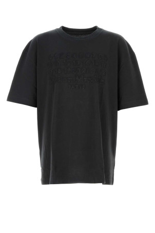 Чорна бавовняна футболка оверсайз MAISON MARGIELA (S50GC0705S24567)