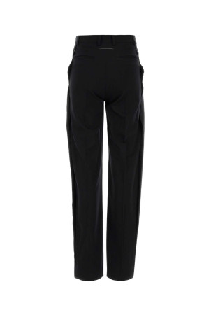 Черные брюки из эластичной шерсти MM6 MAISON MARGIELA (S62KB0243M35622) Черные брюки из эластичной шерсти MM6 MAISON MARGIELA (S62KB0243M35622)