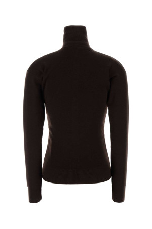 Brown wool cardigan LEMAIRE (TO1431LK1045)