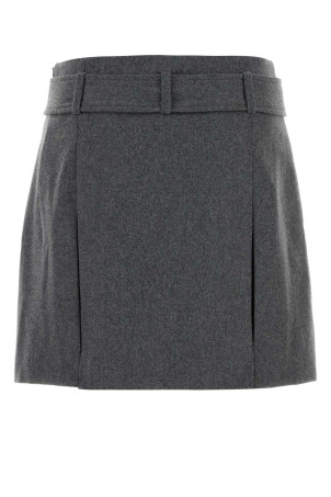 Grey flannel Cecile mini skirt A.P.C. (WOAPNF06464) Grey flannel Cecile mini skirt A.P.C. (WOAPNF06464)