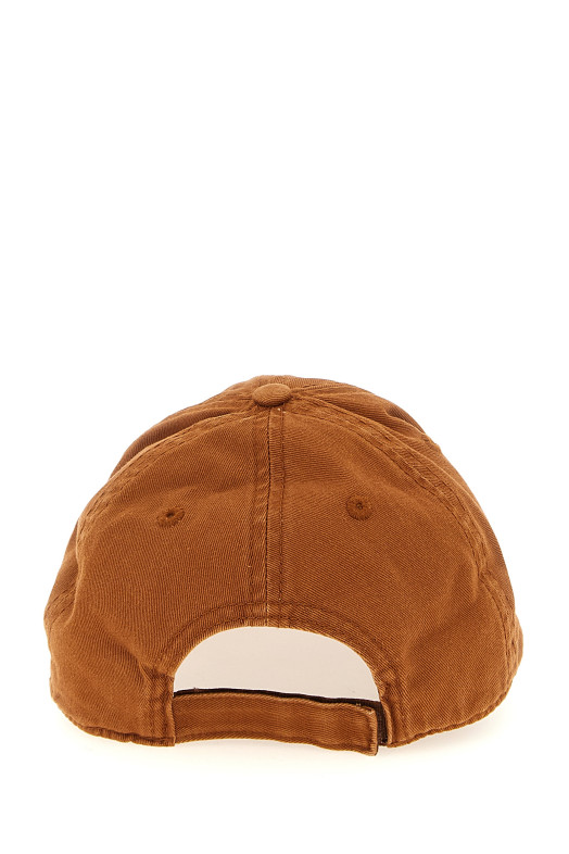 Кепка с вышитым логотипом, коричневая THE ATTICO 251WAC00039046