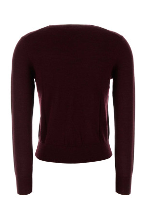 Сливовий вовняний светр POLO RALPH LAUREN (211972137)