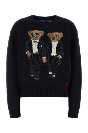 Black wool blend sweater POLO RALPH LAUREN (211978619)