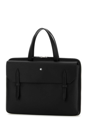 Чорна шкіряна портфель MONTBLANC (220490) Чорна шкіряна портфель MONTBLANC (220490)