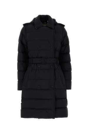 Midnight blue nylon down jacket Black BURBERRY (8110313)