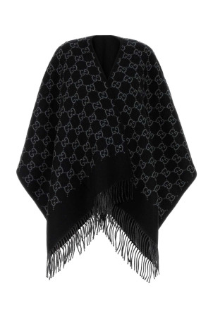 Вышитый шерстяной плащ GUCCI (8178313G200)