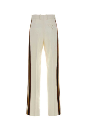 Білі штани з віскозної суміші BOTTEGA VENETA (836496V5P00)