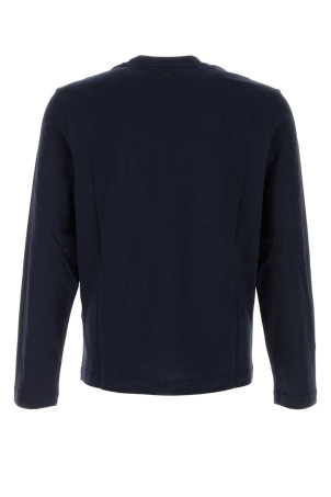 Темно-синя бавовняна футболка Green AMI (BFUTS235724) AMI PARIS Темно-синя бавовняна футболка Green AMI (BFUTS235724) AMI PARIS