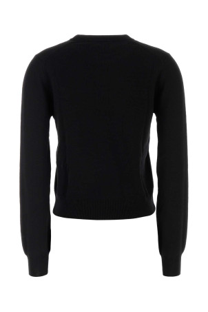 Черный шерстяной свитер MAISON KITSUNE (PW00801KT1181) Черный шерстяной свитер MAISON KITSUNE (PW00801KT1181)