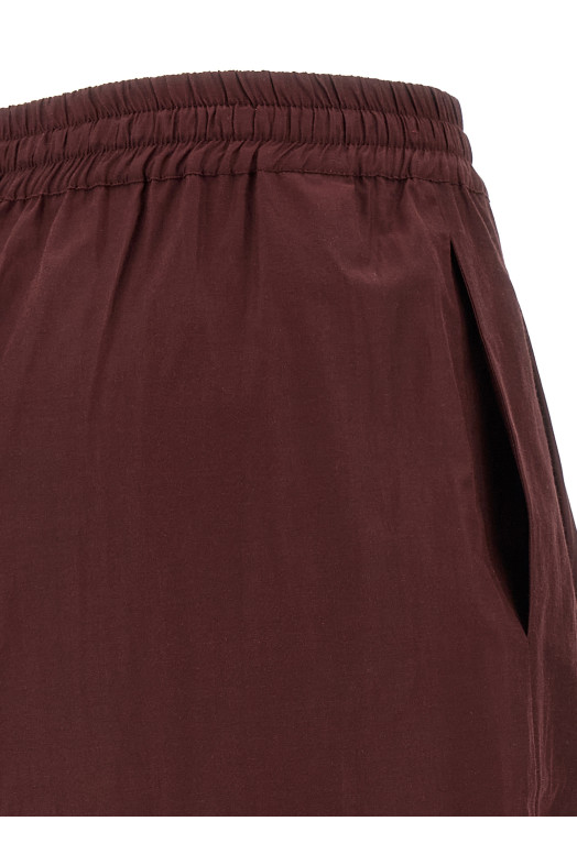 Taffeta pants Bordeaux