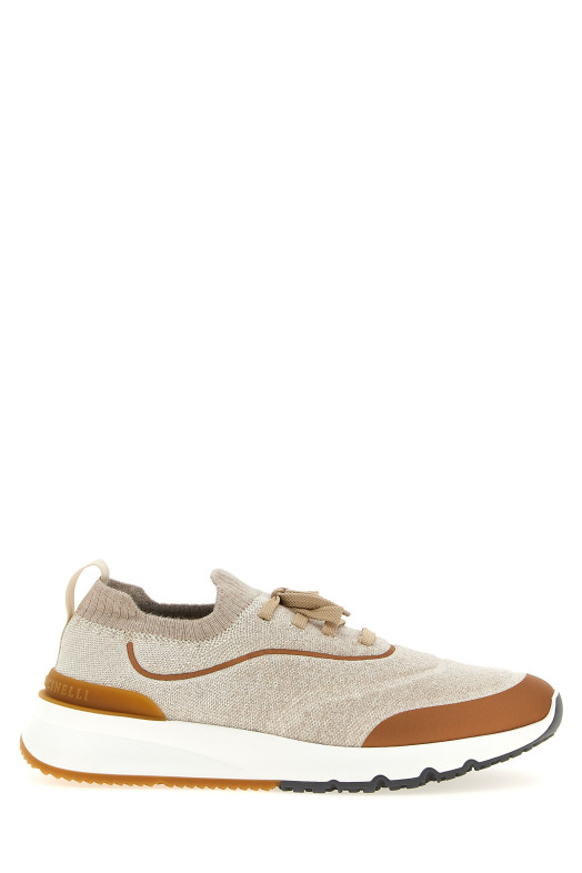 'Runners' sneakers Beige