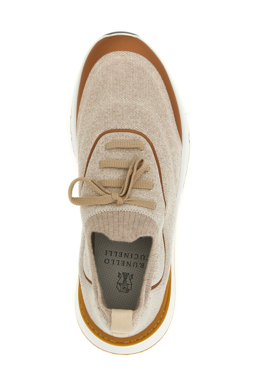 'Runners' sneakers Beige