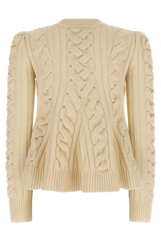 Светр «Peplum Cable» Білий 848809Q1BE19004 Светр «Peplum Cable» Білий 848809Q1BE19004