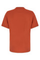 Двухслойная футболка оранжевого цвета BRUNELLO CUCINELLI M0B137427CBQ04