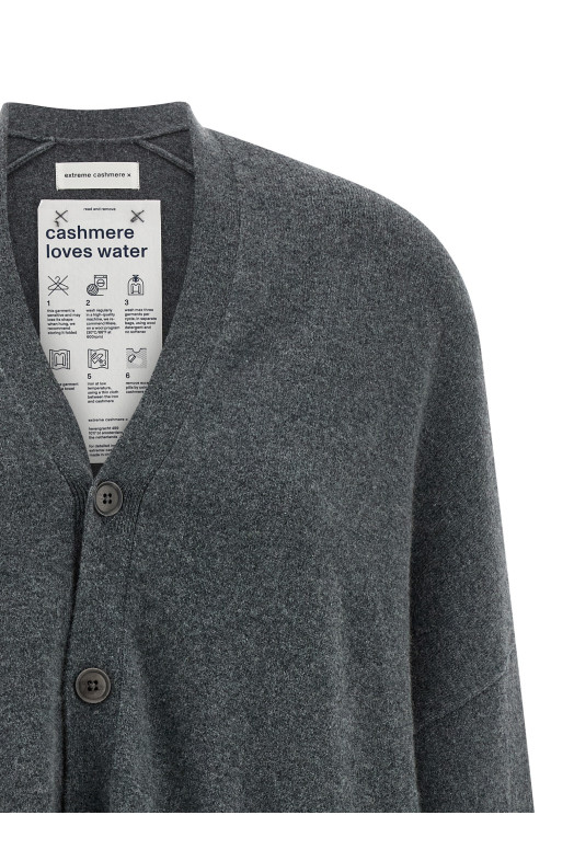EXTREME CASHMERE 'N.24 Tokio' кардиган Серый N24TOKIOFELT
