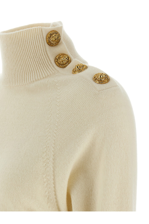 Кашемірове вовняне плаття Бежеве BALMAIN FF0R9382KI870KA Кашемірове вовняне плаття Бежеве BALMAIN FF0R9382KI870KA