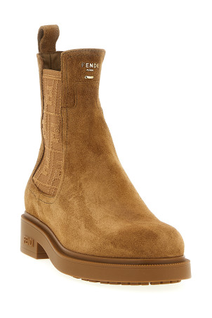 Ботильоны «Fendi Filo» Коричневые 8T8576AYF2F1TYI