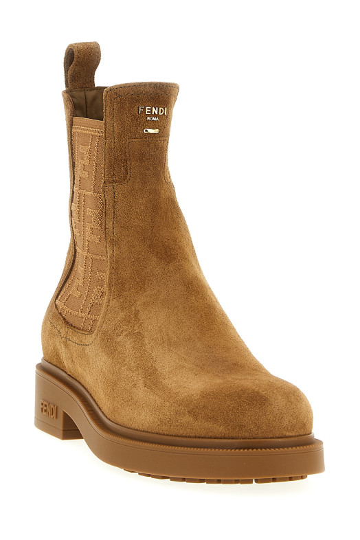 Ботильоны «Fendi Filo» Коричневые 8T8576AYF2F1TYI