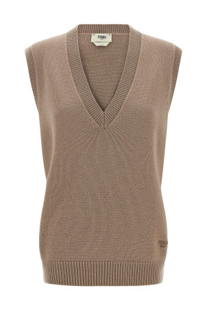 Cashmere vest Beige Cashmere vest Beige