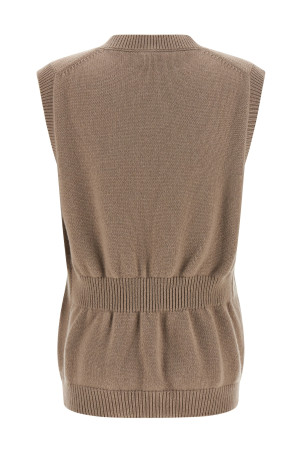 Cashmere vest Beige Cashmere vest Beige