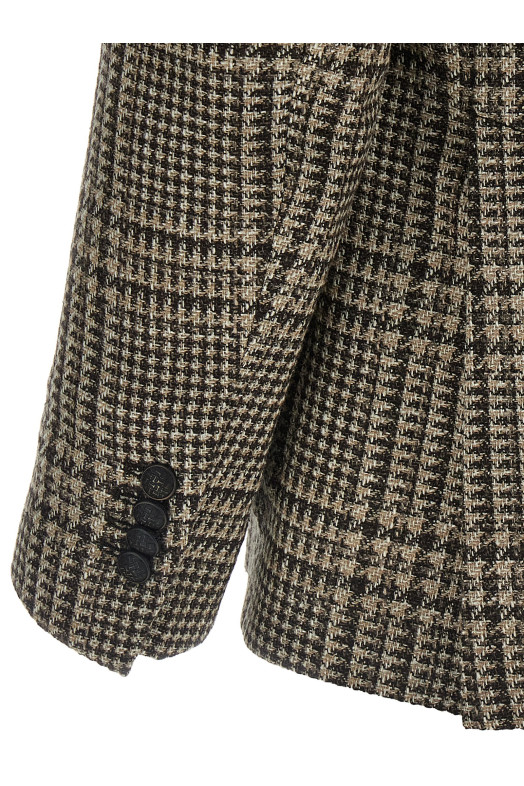 'Exclusive Garment' line blazer Brown 'Exclusive Garment' line blazer Brown