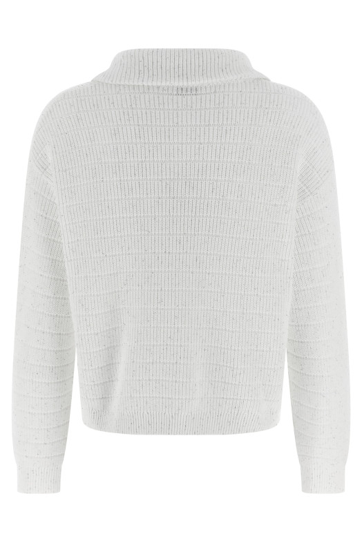 Хлопковая рубашка-поло Diamond Белая BRUNELLO CUCINELLI MDV754005CJ159 Хлопковая рубашка-поло Diamond Белая BRUNELLO CUCINELLI MDV754005CJ159