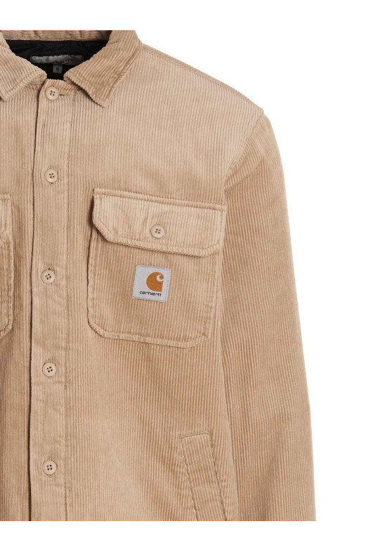 Рубашка Whitsome Overshirt, бежевая CARHARTT WIP I028827G1XX