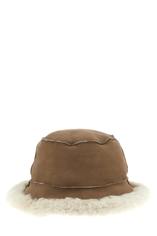 'Fuzzy' bucket hat Beige