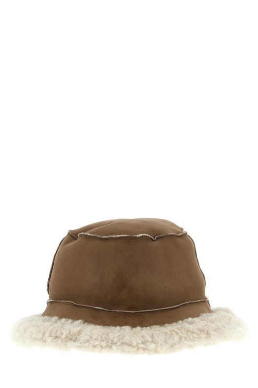 'Fuzzy' bucket hat Beige