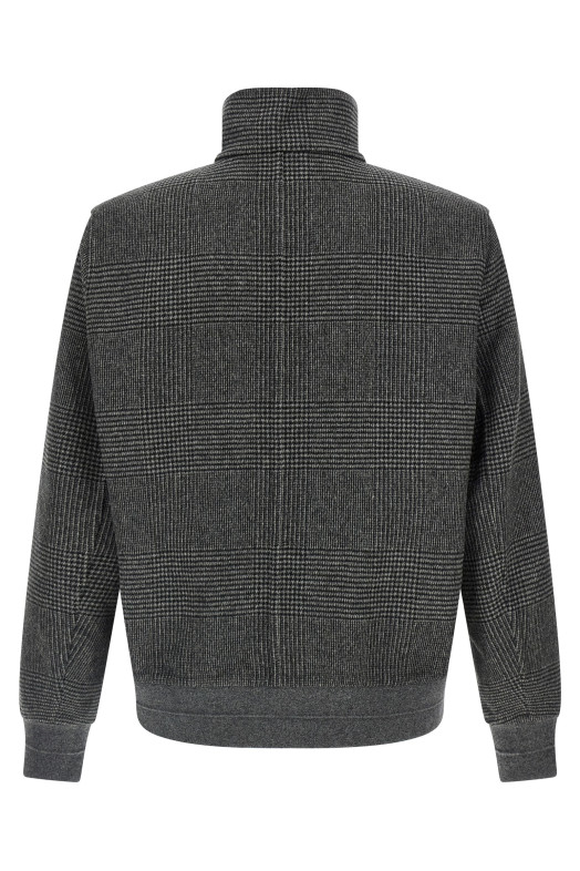 Cashmere reversible bomber jacket Gray Cashmere reversible bomber jacket Gray