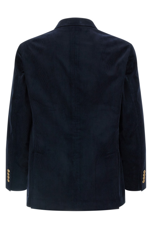 Вельветовий блейзер Blue BRUNELLO CUCINELLI ML4627BPDGC5755 Вельветовий блейзер Blue BRUNELLO CUCINELLI ML4627BPDGC5755