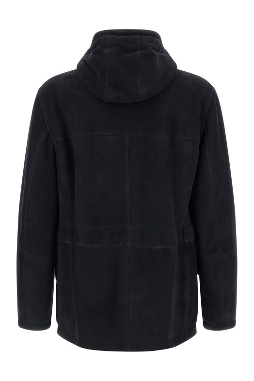 Сукня з замші Синя BRUNELLO CUCINELLI MPSTR2057C4254