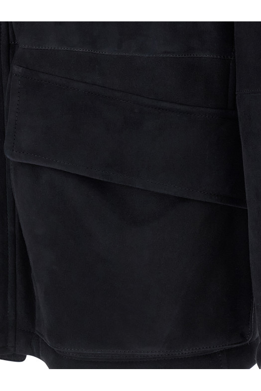 Сукня з замші Синя BRUNELLO CUCINELLI MPSTR2057C4254