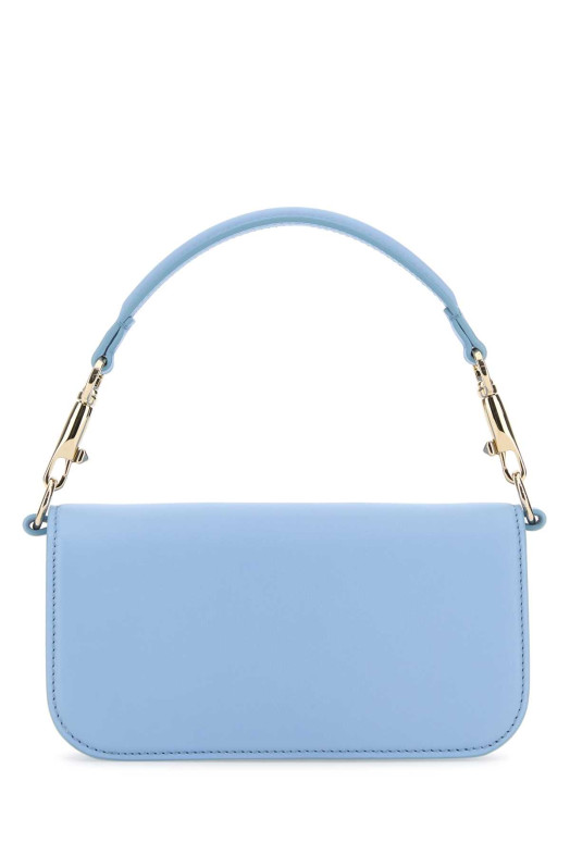 Светло-голубая кожаная сумка LocÃ² VALENTINO GARAVANI (4W2B0K53IYS)