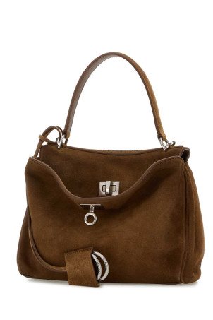 Коричнева замшева міні-сумочка Rodeo BALENCIAGA (8437122AB4G)