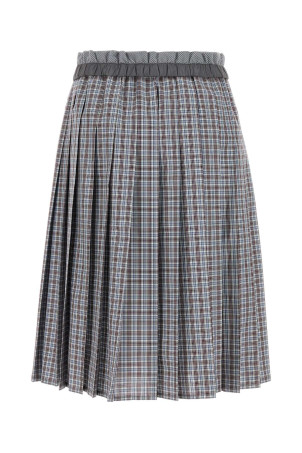 Embroidered cotton skirt MIU MIU (MG2467SOOO17LX) Embroidered cotton skirt MIU MIU (MG2467SOOO17LX)