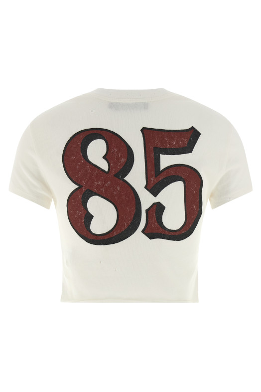 Б/у футболка из хлопка с эффектом Белая DOLCE & GABBANA F8V95TGDDGSS9000 Б/у футболка из хлопка с эффектом Белая DOLCE & GABBANA F8V95TGDDGSS9000