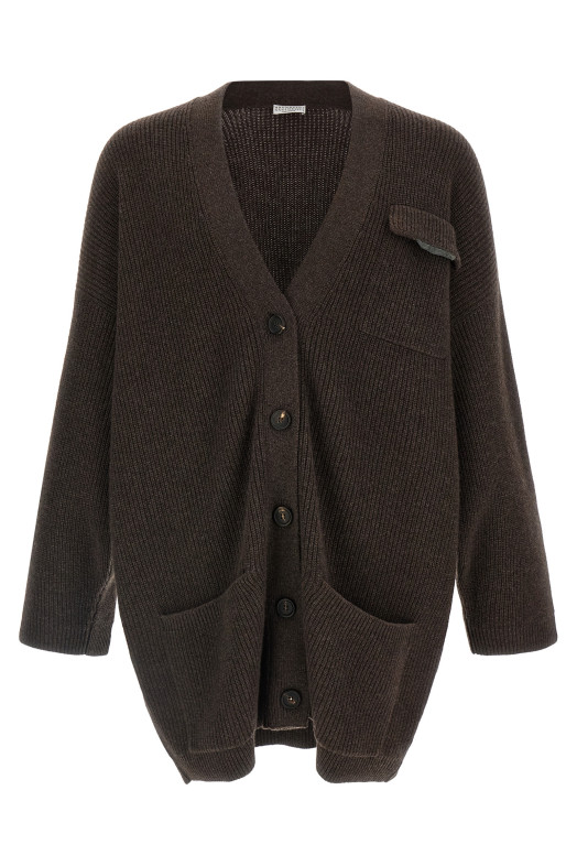 Cashmere cardigan Brown Cashmere cardigan Brown