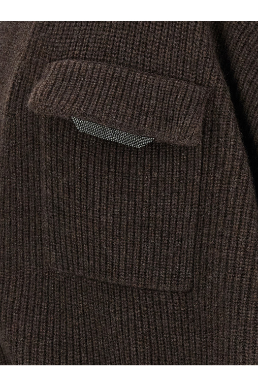 Cashmere cardigan Brown Cashmere cardigan Brown