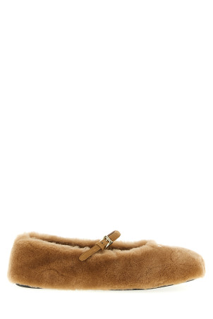 Балетки з овчини Бежеві PRADA 1F159OF005173F098L Балетки з овчини Бежеві PRADA 1F159OF005173F098L