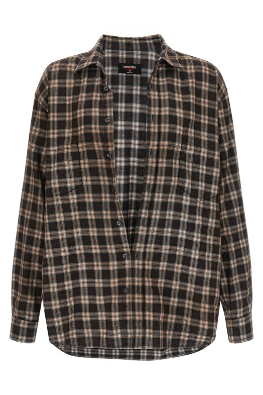 Magliano x Dsquared2 капсульная рубашка Multicolor S71DM0809D35307002F