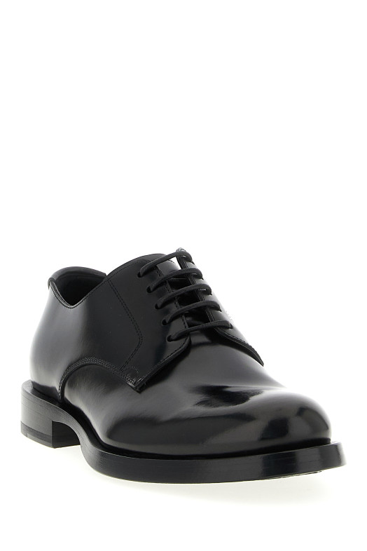 Derby Lace-Up Shoes Black Derby Lace-Up Shoes Black