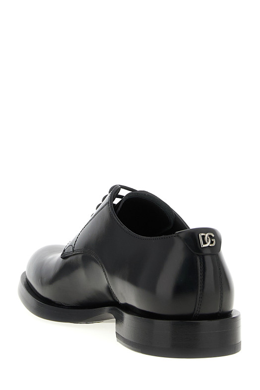 Derby Lace-Up Shoes Black Derby Lace-Up Shoes Black